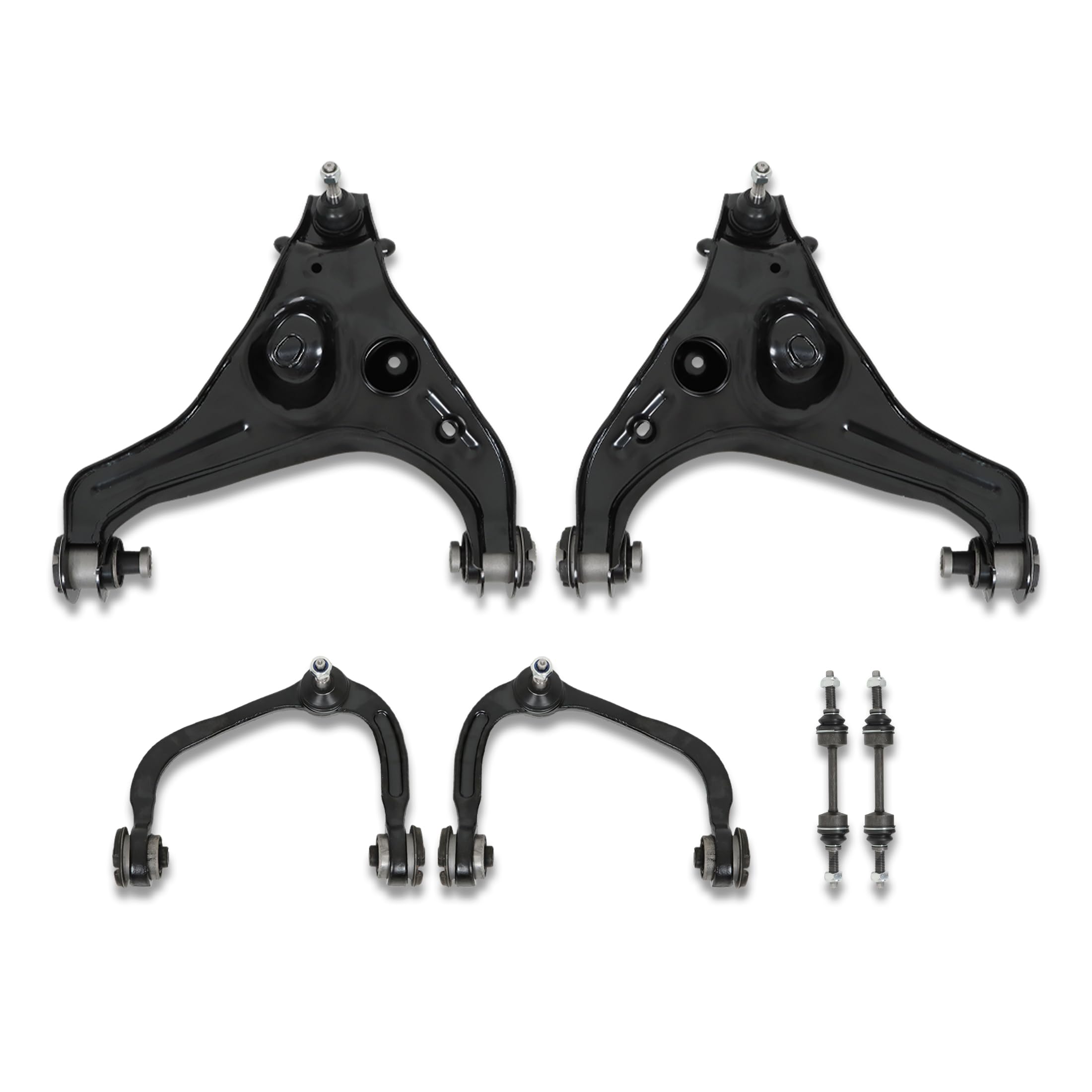 4WD Front Upper Lower Control Arms Sway Bar Links Kit Replacement for Ford F150 2009-2013