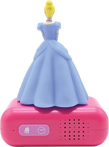 Miniatura 2 de Lexibook - Reloj despertador digital de princesas de Disney para niños, con luz nocturna, función de repetición, princesa de Disney luminosa, color