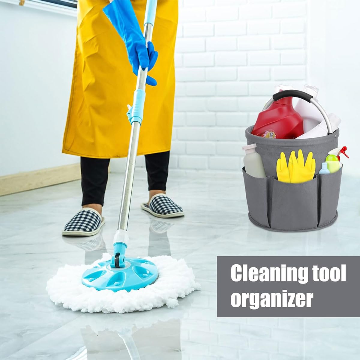 Cleaning Caddy Organizer - Praktische Reinigungstasche Mit Griff Für Haushalt & Garten