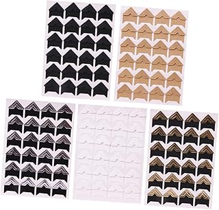 SEWACC 20 Folhas De Cantos Para Fotos Adesivo De Montagem De Fotos Cantos De Fotos DIY Acessórios Para Álbuns De Fotos Acessórios Para Álbuns De Fotos Acessórios Para Álbuns De