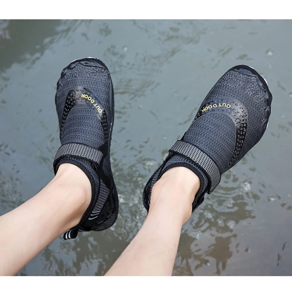 Wygwlg Zapatos De Playa para Hombres Y Mujeres, Zapatos De Agua con Agujeros De Drenaje Zapatos De Natación De Secado Rápido para Paseos En Bote Pesca Buceo Yoga Aeróbic Acuático