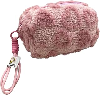 機能的なハートポーチ化粧品トイレタリーバッグ文具収納ケース広々としたインテリア旅行 Mekeup ファジー