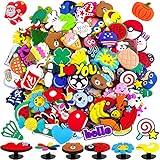 105PCS Lovely Shoe Charms for Shoes, PVC Different Accessories Shoes Decorations Charms Party Gift