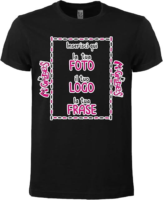 Mr. Gadgets Personalised Men's T-Shirt With Photo And Wording