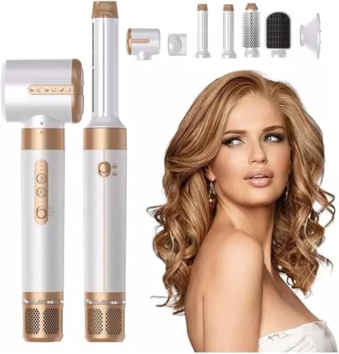 Miniatura 7 de Cepillo secador de pelo de aire caliente 7 en 1 secador de cepillo de aire caliente y voluminizador secador de pelo izquierdo y derecho barril de