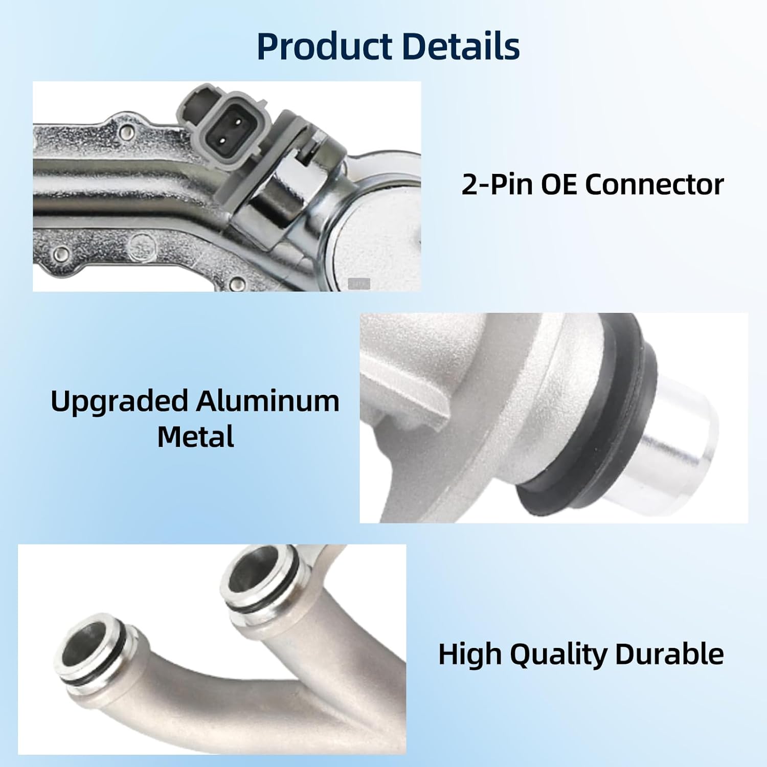 Coolant Pipe Kit for Land Rover Range Rover Sport/LR4 & Jaguar XF/XJ/XE 3.0L V6 - Replaces LR075991, LR087558, LR122710, LR092992 - Complete Cooling System Replacement