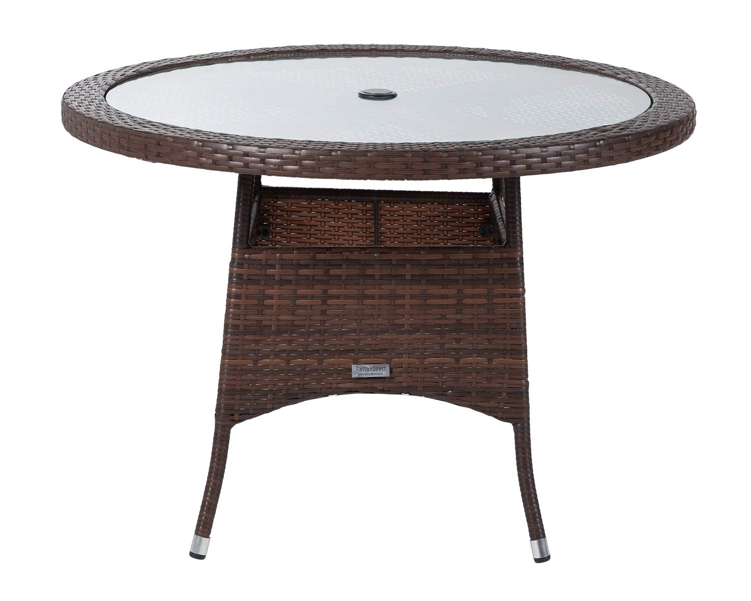 Rattan Garden Dining Set Cambridge 4 Seater Outdoor Small Round Dining