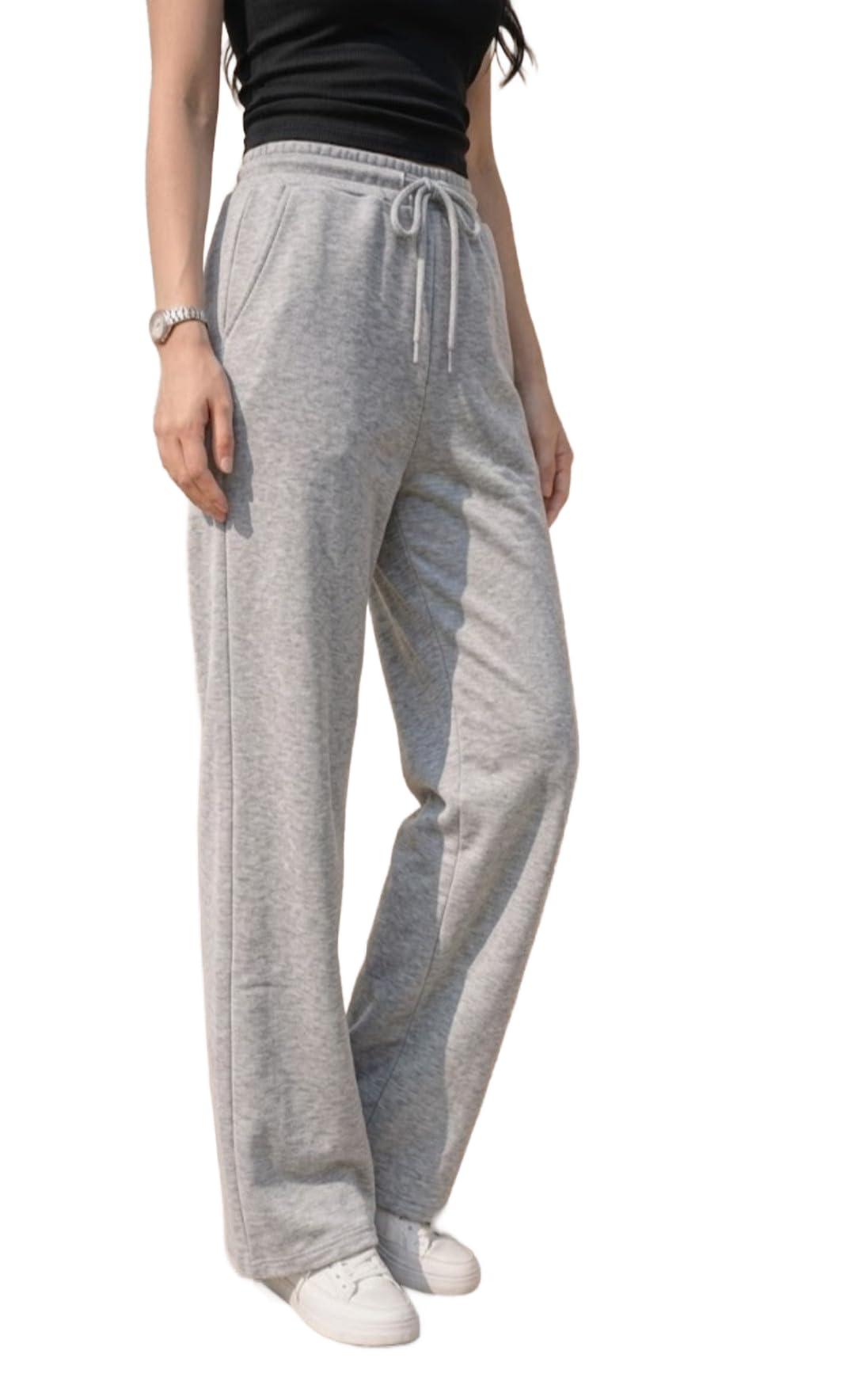 dockstreet Track Pant for Women || Baggy Fit || Track Pants || Full Elastic Jogger Track Pant ||-picture-28