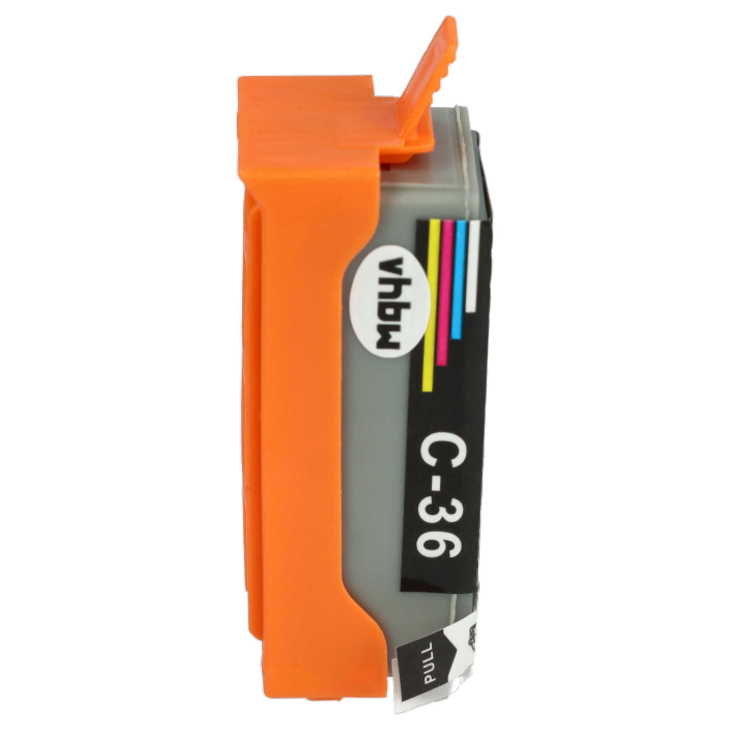 vhbw 10x Tintenpatronen Ersatz für Canon CLI-36C | CLI-36, PGI-35, PGI-35BK für Drucker (Kompatibel)
