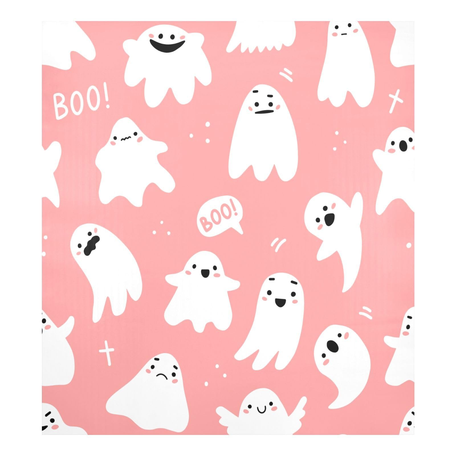 Exnundod Cute Ghosts Booa Halloween Dishwasher Magnetic Cover Cartoon Style Magnet Dishwasher Cover for Front Door Decal Panels Kitchen Appliances Decorative 23x26inch