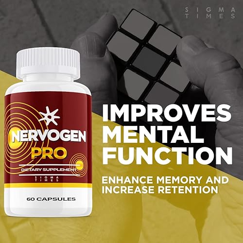 Miniatura 3 de sigma times Paquete de 2 cápsulas Nervogen Pro Nervogen Plus para suplementos para el dolor 120 gomitas