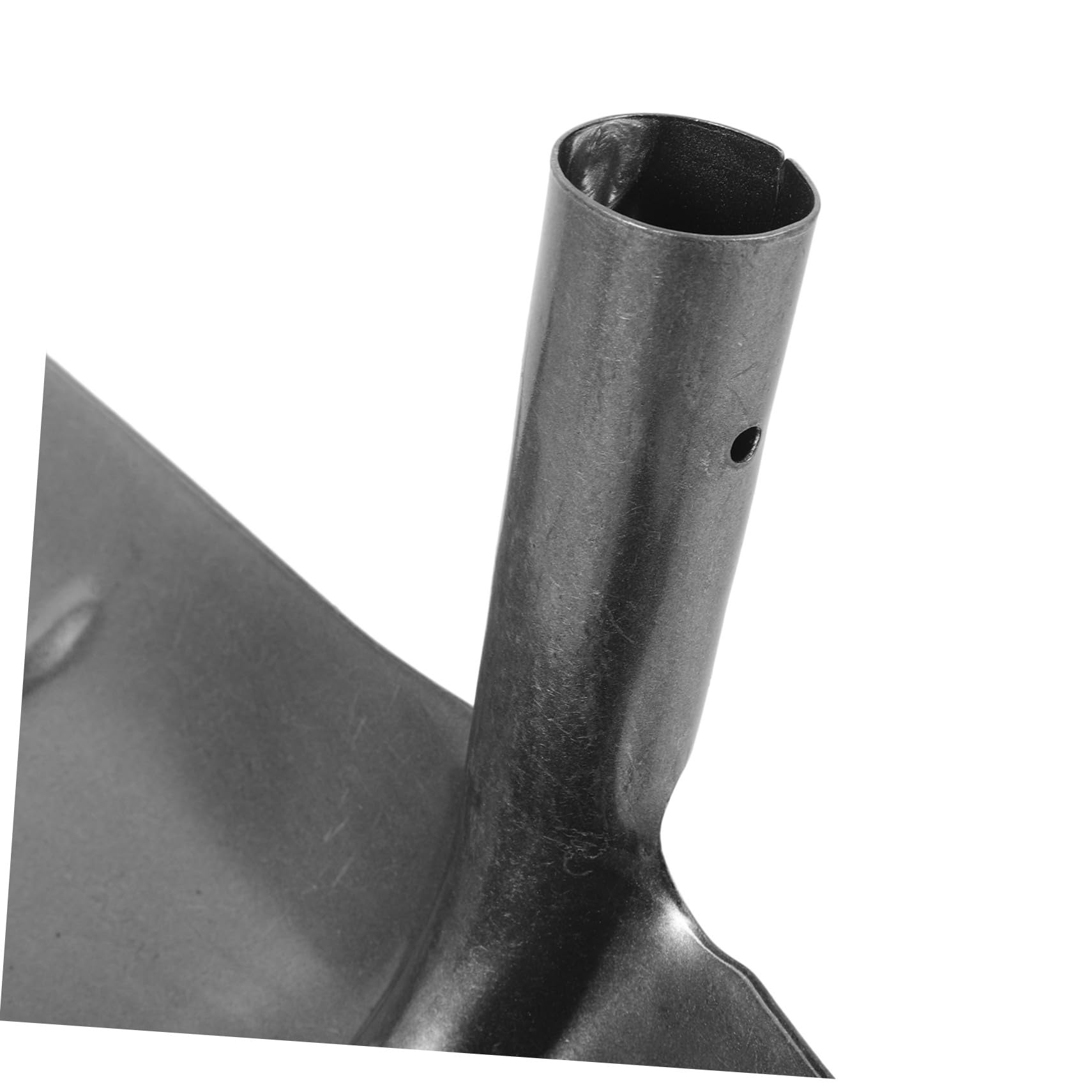 Pala de jardín de metal, pala de limpieza resistente, paleta de mano de jardín duradera, ideal para eliminación de residuos, pala de residuos de acero para limpieza de césped y jardín