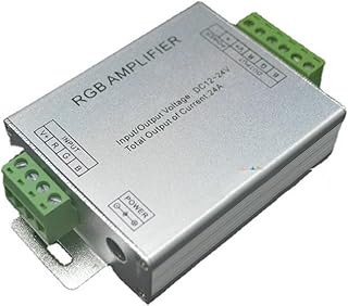 12V-24V LED Amplifier LED Signal Amplifier RGB Signal Amplifier Colorful Light Belt Amplifier (Size : 24A RGB)