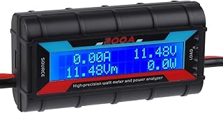 200A High Precision Power Analyzer Watt Meter Battery Consumption Performance Monitor with LCD Backlight for RC, Battery, Solar, Wind Power