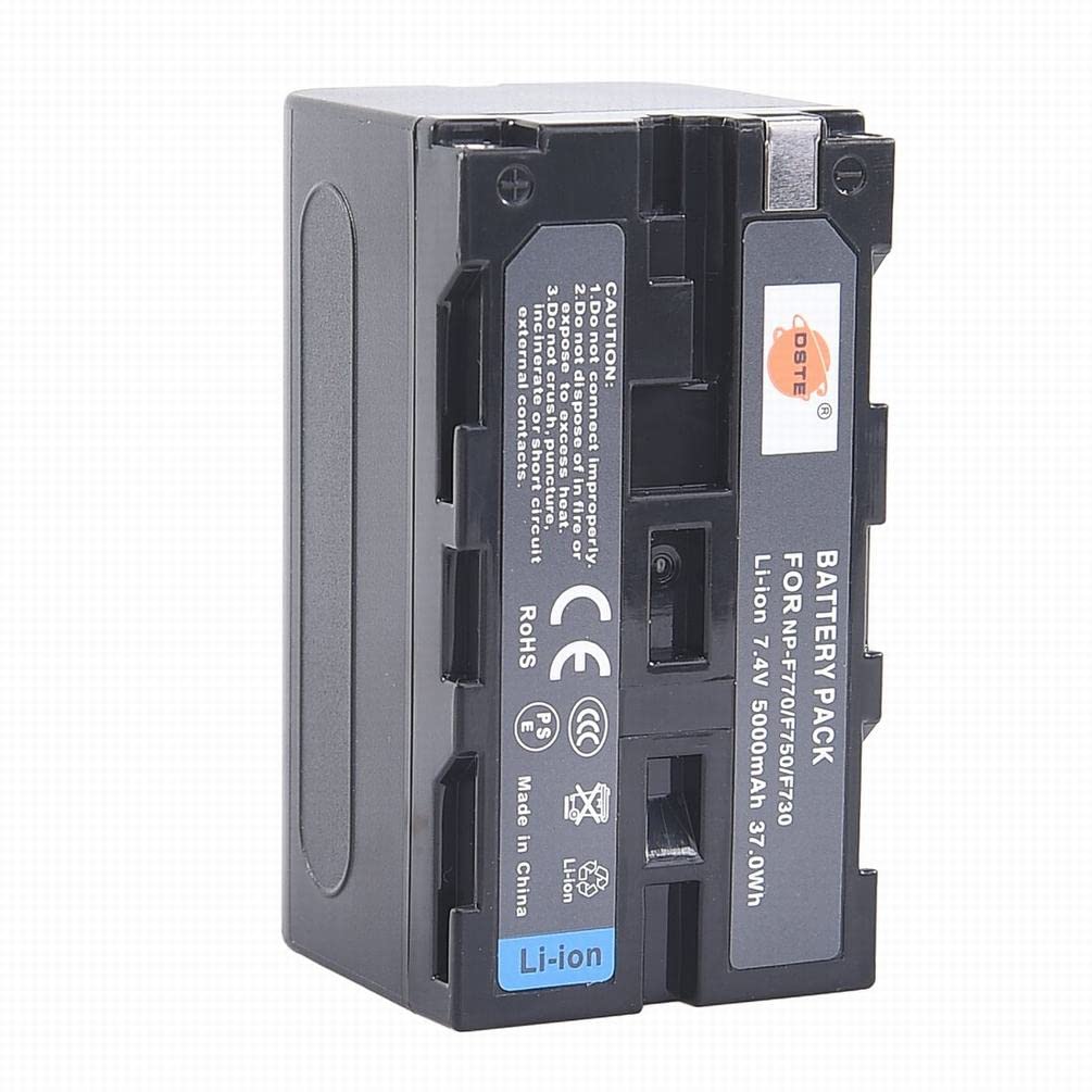 DSTE NP-F750 Li-ION Batterie (2-Pack) et Chargeur USB Costume Compatible pour Sony DCR-TRV820 CCD-SC55 CCD-TRV81 DCR-TRV820K CCD-SC65 CCD-TRV815 DCR-TRV9 CCD-TR3 CCD-TRV82 DCR-TRV900 CCD-TR3000