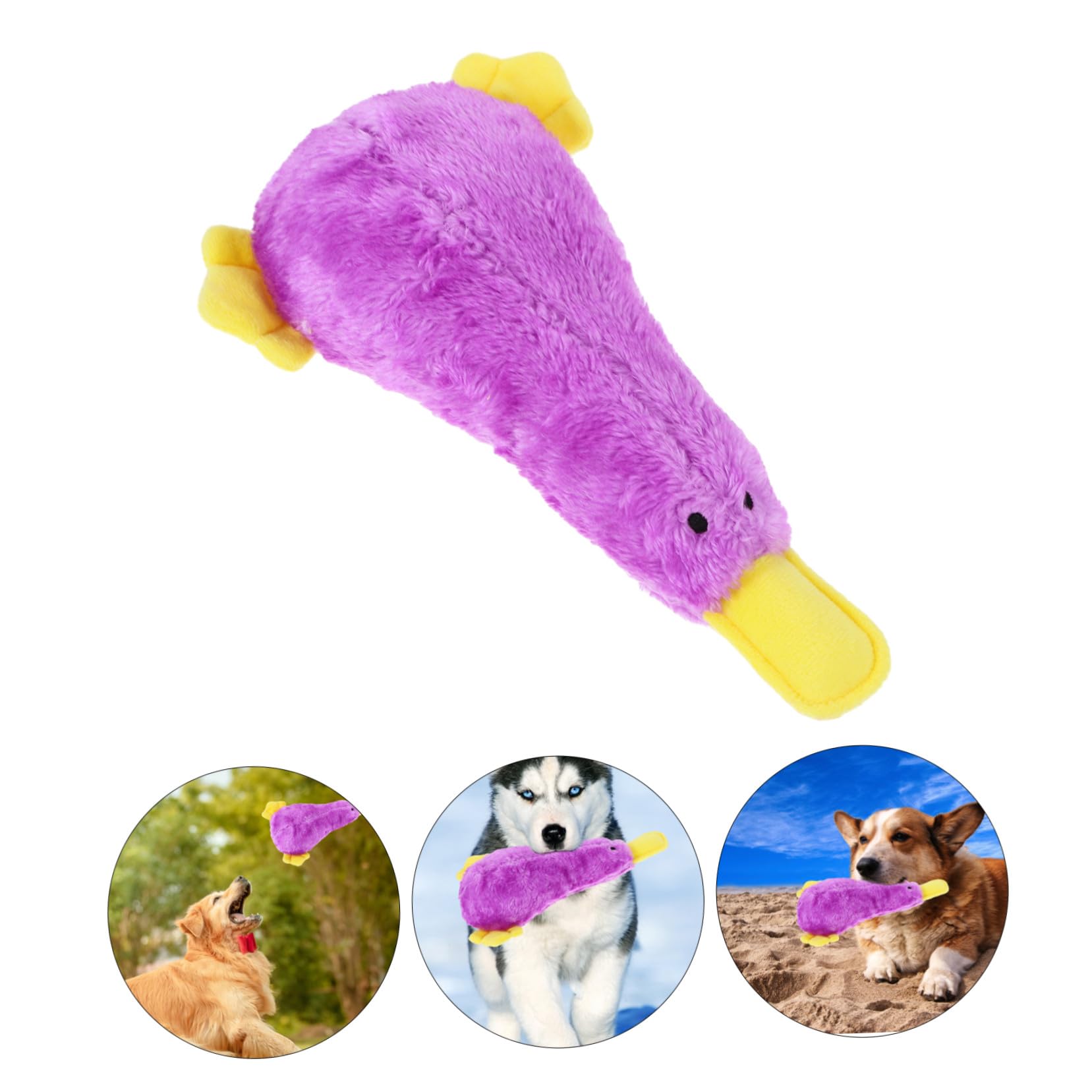 ORFOFE Jouet à Mâcher pour Chien Qui Couine Jouet Peluche pour Chien pour Chiot pour Animal de Compagnie