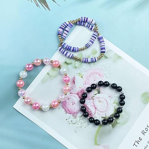Miniatura 5 de 3000 cuentas espaciadoras lisas, pequeñas cuentas redondas, sin costuras, cuentas sueltas para hacer joyas, pulseras, collares, aretes, manualidades