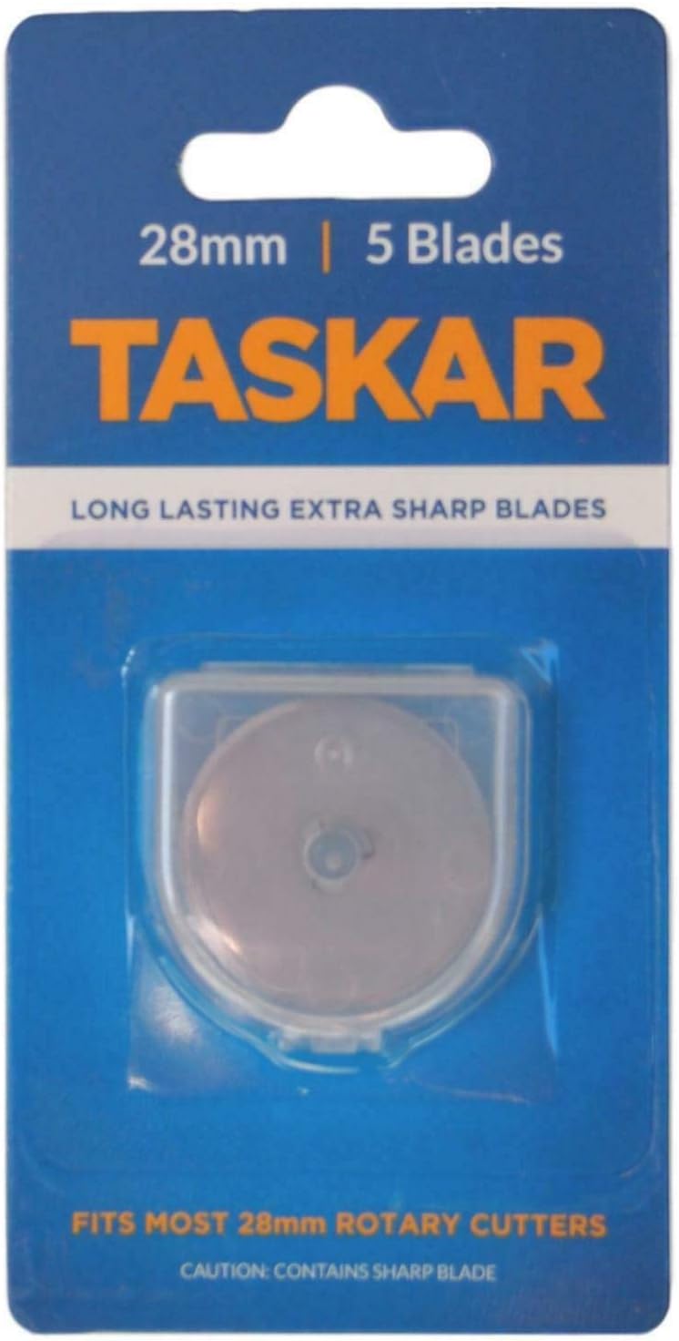 Taskar 5 x 28mm Rotary Cutter Replacement Blades Fits Olaf Models