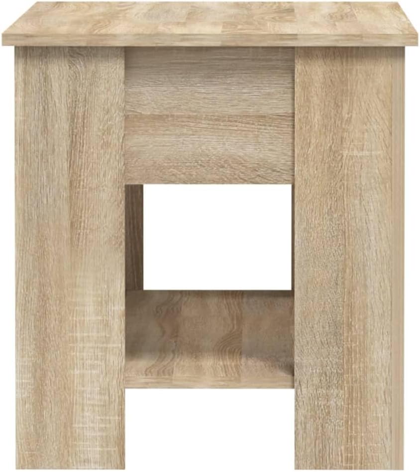 vidaXL Coffee Table Sonoma Oak 39.8"x19.3"x20.5" Engineered Wood