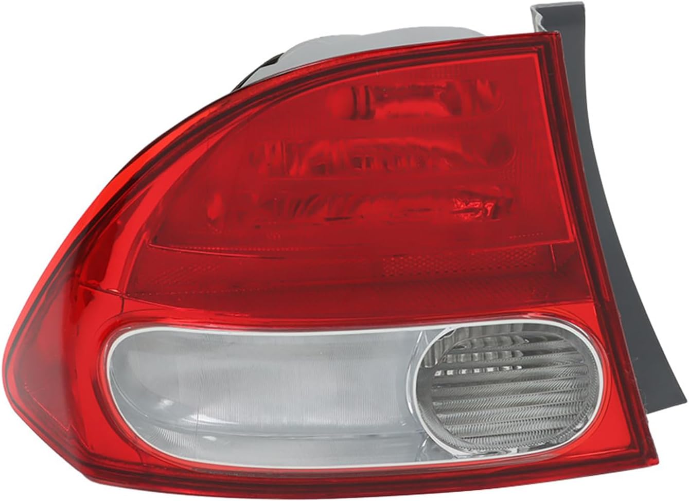 labwork Outer Driver Side Tail Light Replacement for 2009-2011 Honda Civic Sedan Hybrid Halogen Rear Tail Brake Lamp Assembly LH Left Side 33551SNAA51 HO2818138