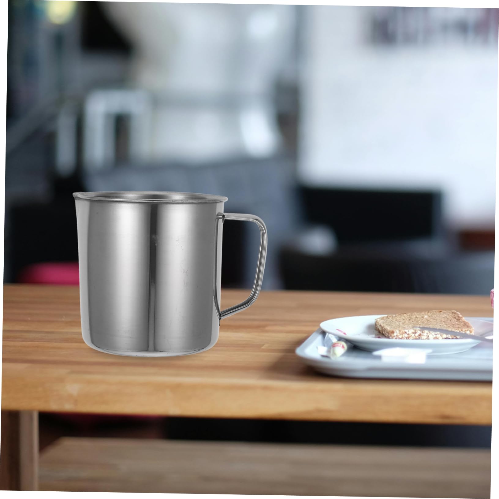 Tazas Medidoras de Acero Inoxidable Escala 2 Piezas