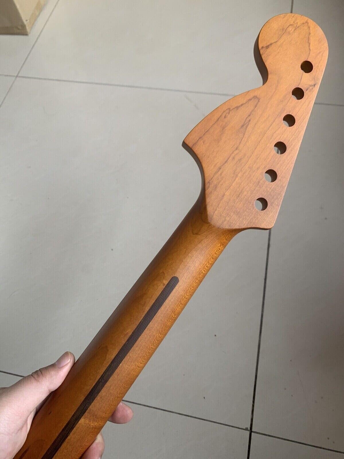 Amazon.co.jp: ラージヘッド ロースト メイプル エレキギター ネック