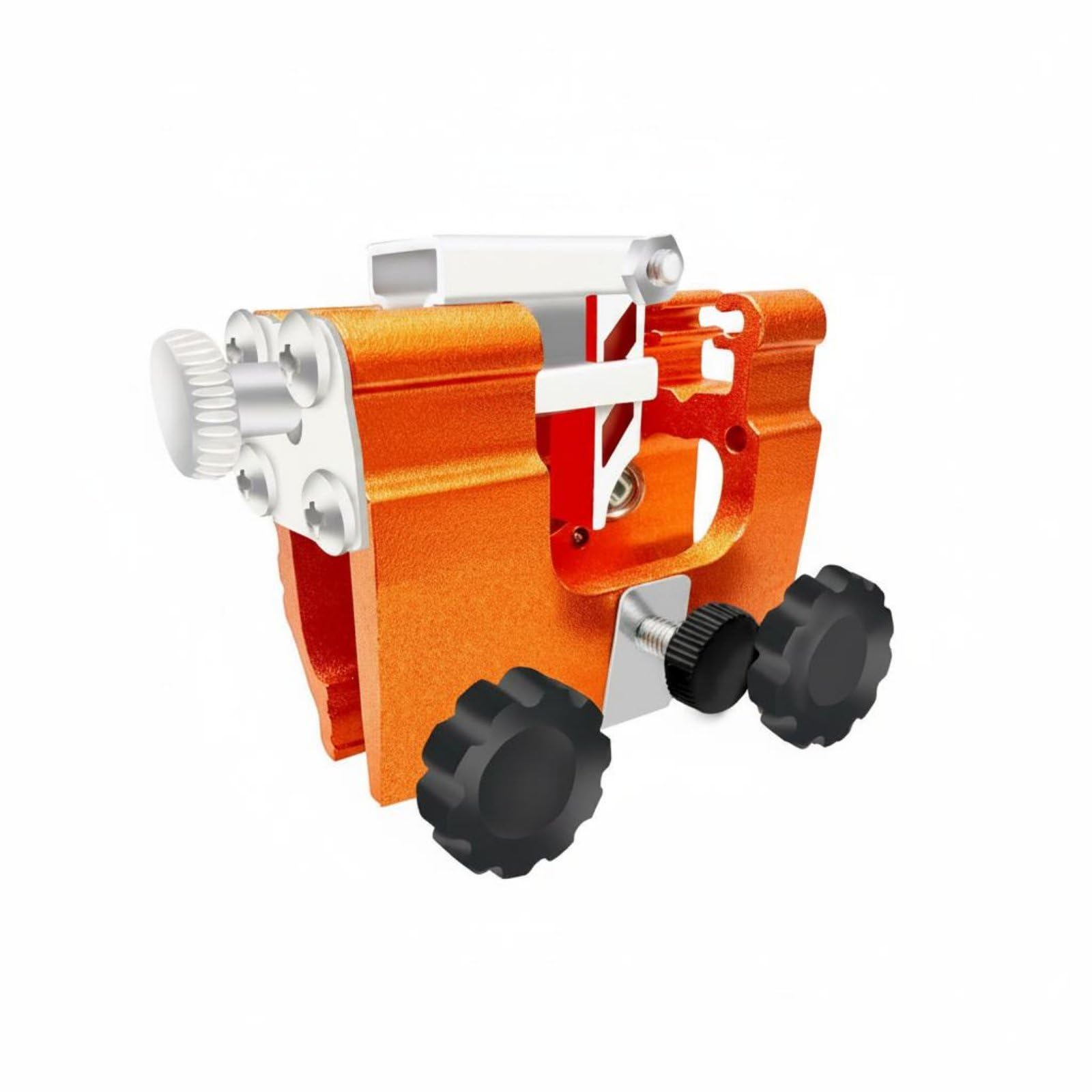 Portable Manual Chain Sharpening Tool Easy to Use Chainsaw Sharpening Kit Clamp Design Chain Saw Sharpening Guide for Beginners, Workshop, Orange Small|Business & Industrial-image-11