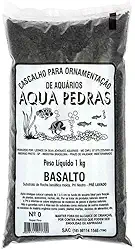 Substrato Para Aquários Aqua Pedras Basalto - Tamanho 0