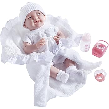 la newborn with accessories