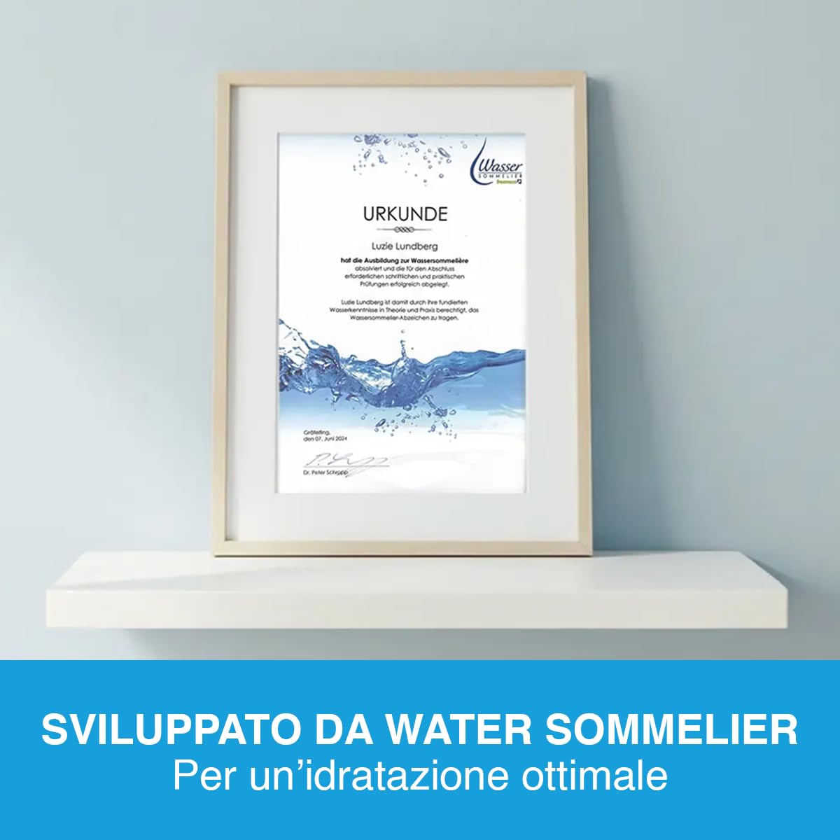 LANGWATER Alpine Blend Minerali. 2 Confezioni di Minerali Naturali Liquidi (Calcio, Magnesio). Additivo minerale per depuratore osmosi inversa LANG TheWell - Migliora Acqua Purificata