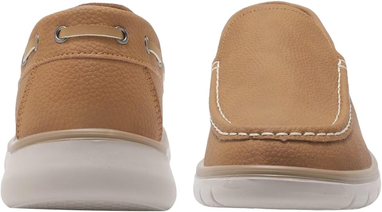 Cheval Men's Slip-on Boat Shoes Casual Loafers, Comfortable Lightweight Walking Shoe for Office Driving