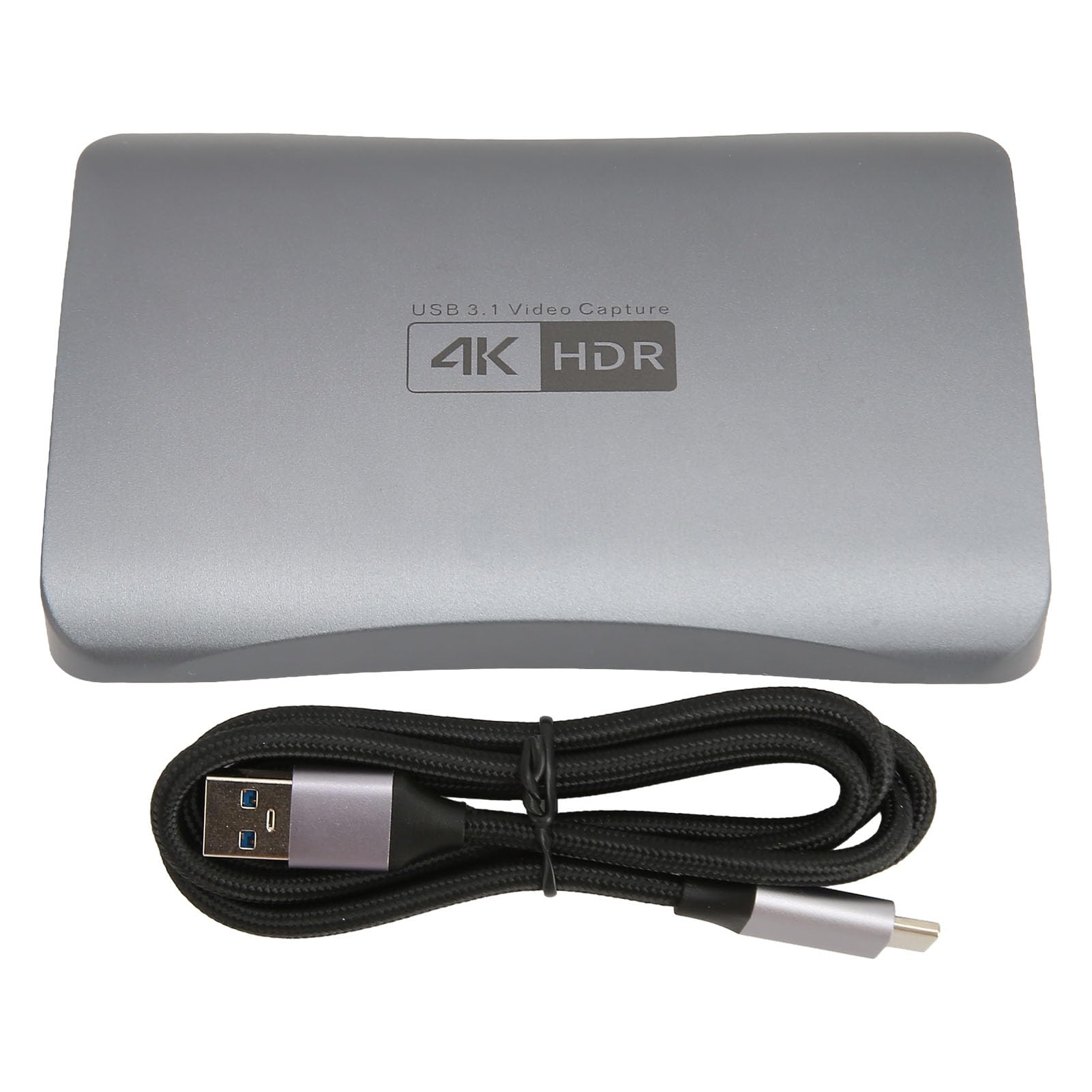 Tarjeta de Captura de Video 4K USB 3.1, Tarjeta de Captura de Video 4K con Salida Cíclica de Entrada 4K 60 Hz, Tarjeta de Captura de Video USB con Disipación de Calor Rápida,
