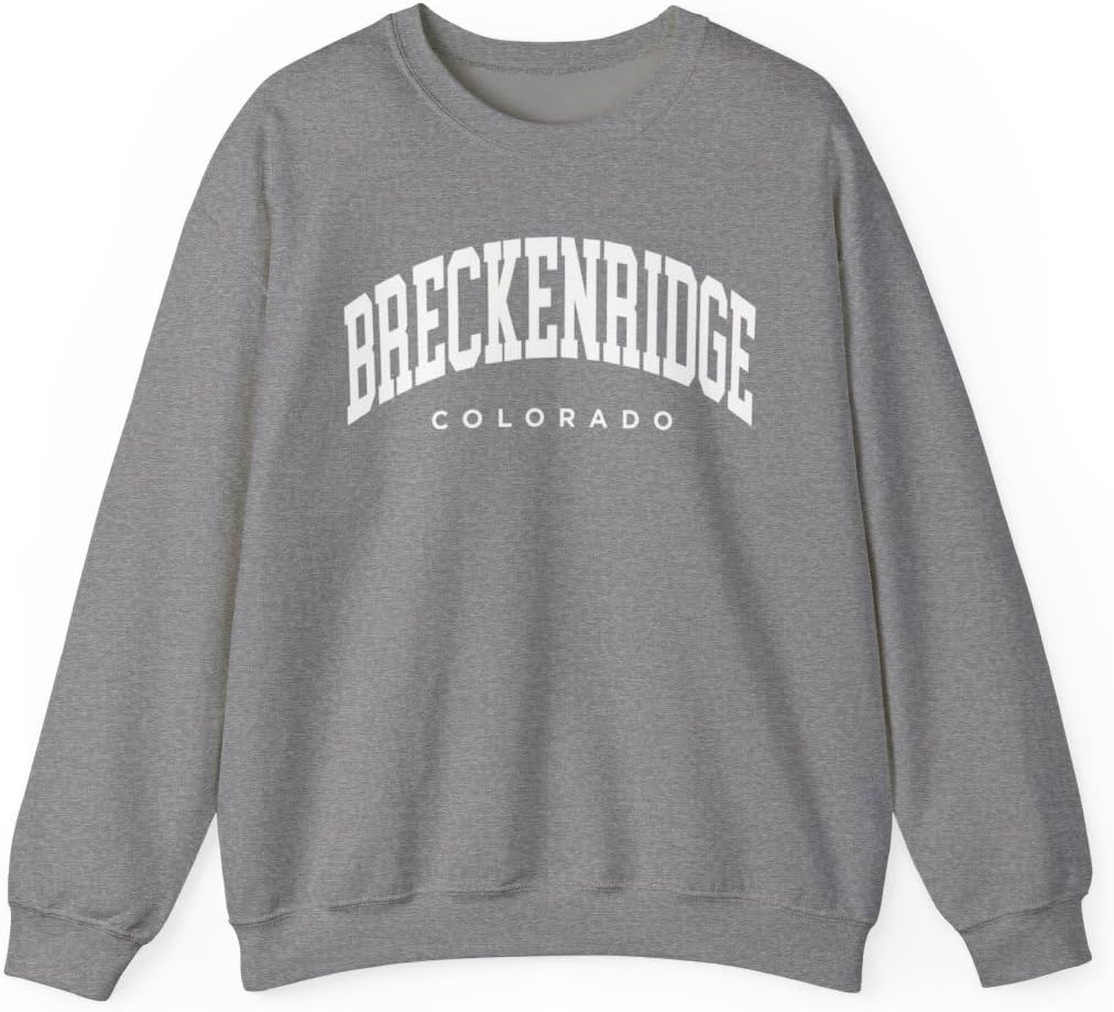 Breckenridge Colorado Adult Unisex Crewneck Sweatshirt