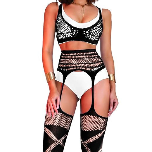 Rave Outfits For Women, Fishnet Bodysuit Glow Party Club, Dancer Stockings Fishnets Lingerie Sheer Jumpsuit Festival