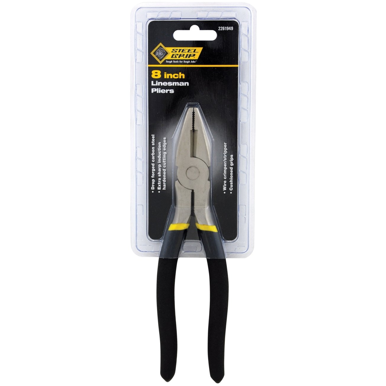 General Tech Intl 2261949 "Steelgrip" Linesman Plier 8"