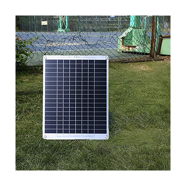 NUB Solarpanel 26W 18V Solarmodul Solarzelle Photovoltaik Solarladegerät Solaranlage Flexibel Ladekabel für Outdoor…