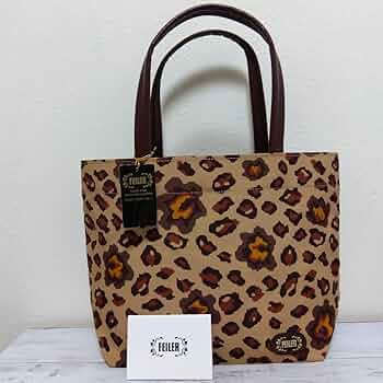 フェイラー レオパード柄ファートートバッグ FEILER フェイラー レオパード柄 トートバッグ パイル