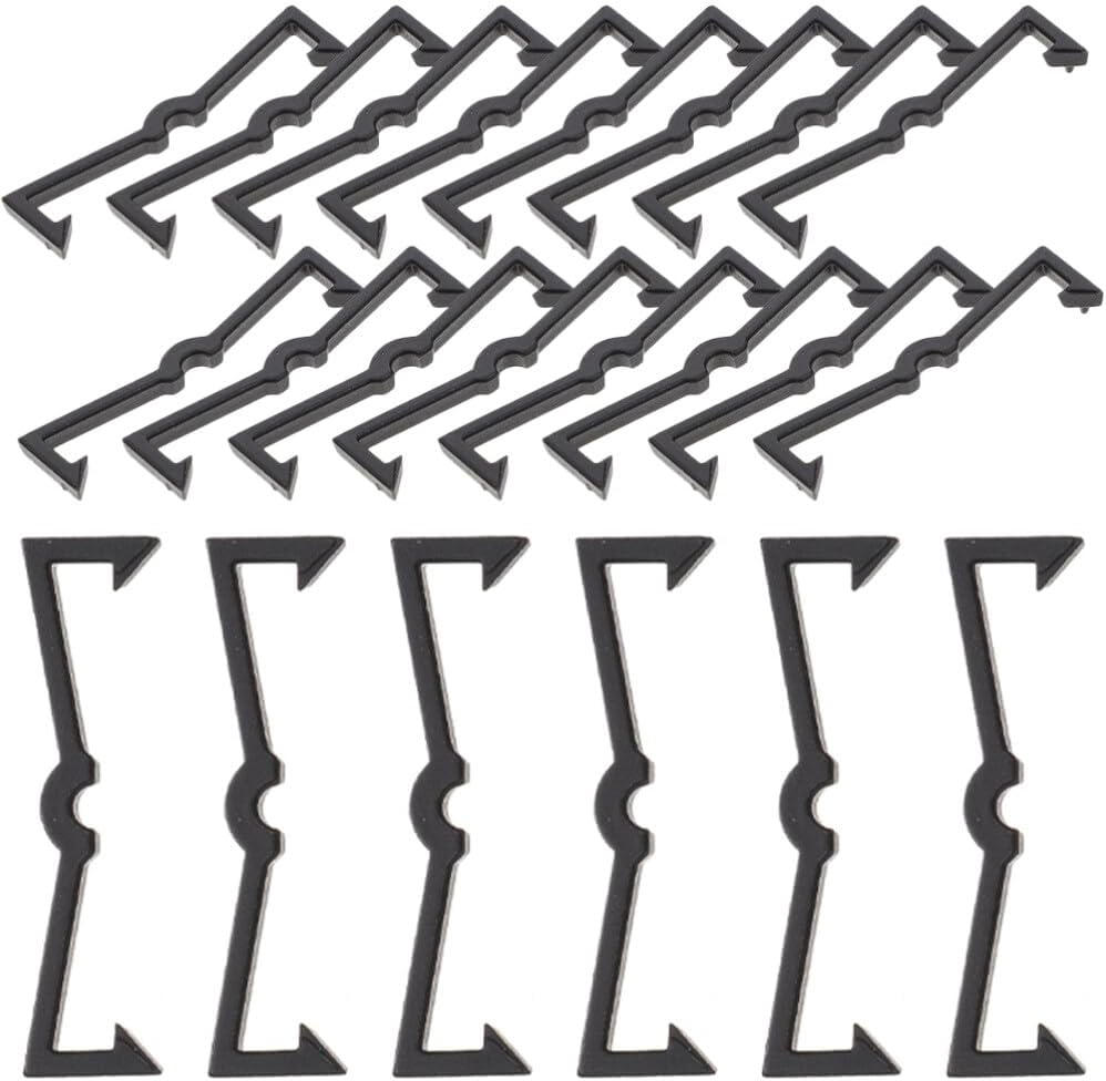 DOITOOL 100 Pcs Pegboard Hooks Plastic Peg Locks,Pegboard