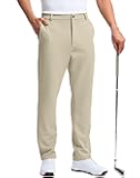 Pudolla Men's Fleece Lined Golf Pants 30