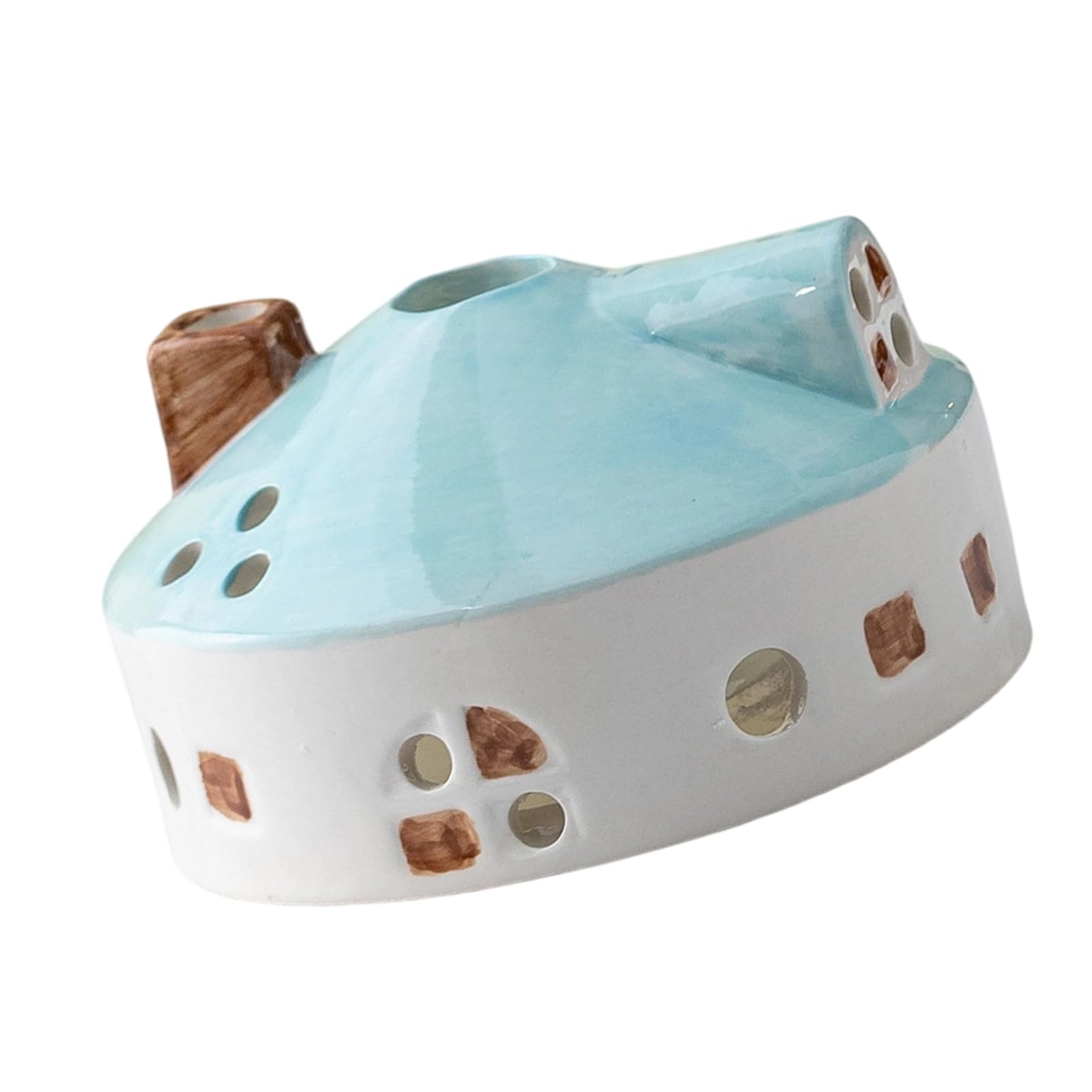 our fave Delicate Round House Shape Ceramic Incenses Burners Enhancing Home Ambiances Fragrances Scented Stove Ashes Tray Scented Diffuser