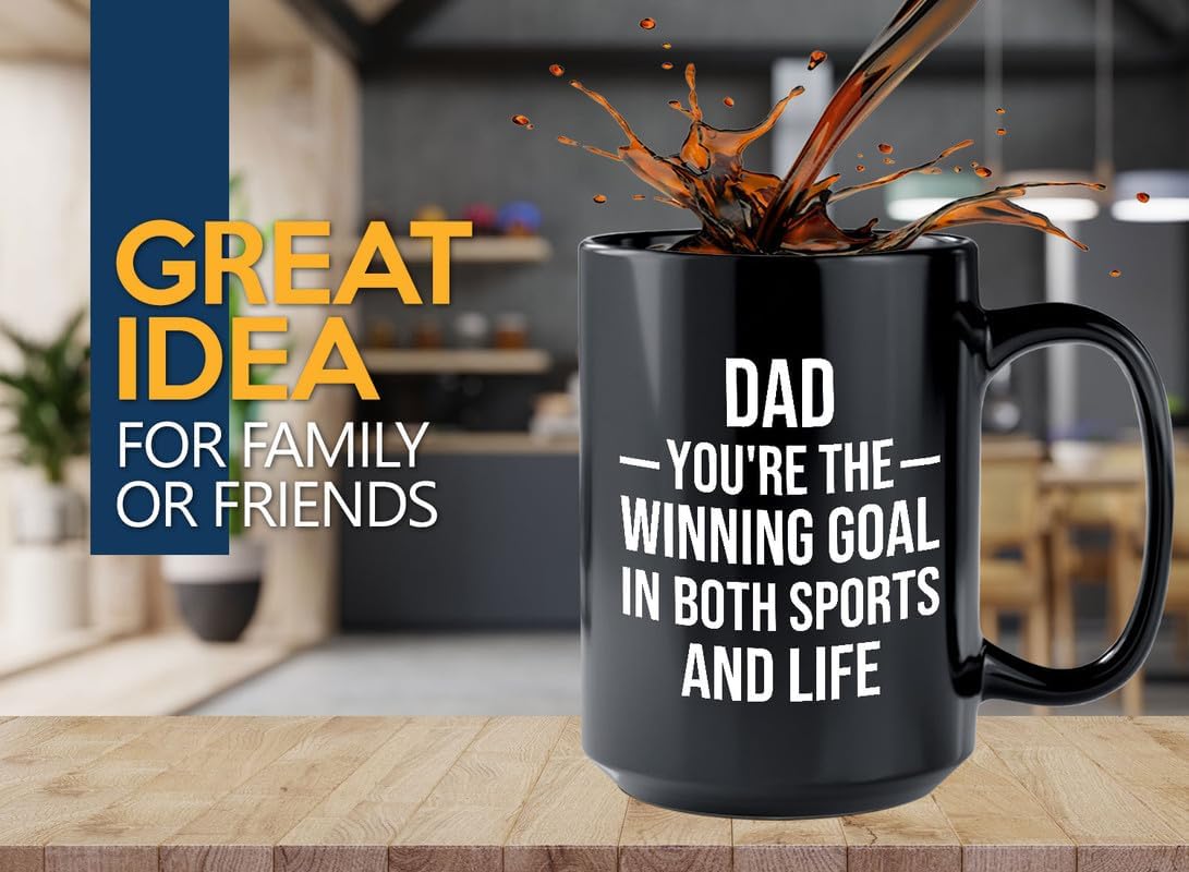 Bubble Hugs Athletic Director Coffee Mug 15oz Black - Winning Goal - Athletic Director Gifts Athletic Trainer Gifts Athletic Gifts For Women