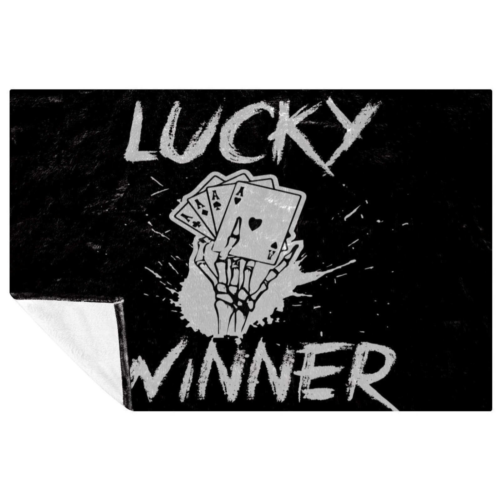 Couverture douce contre le froid lit canapé Lucky Winner 150x100