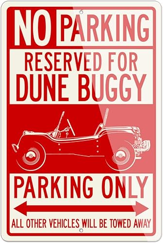 1964 Meyer Manx Buggy - Letrero de aluminio reservado para estacionamiento, 12 x 18 pulgadas (1, grande) - Gran regalo de auto clásico americano