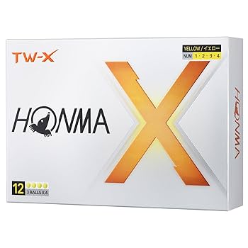 Amazon.co.jp: ホンマ ゴルフ ボール TW-X TW-S 2024年モデル 1