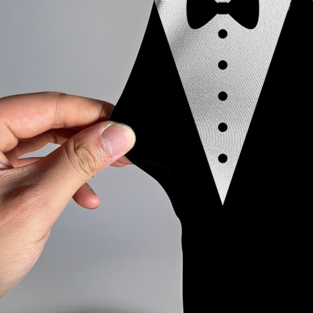 Ellteecz Father Boss Black Suit Bow Tie Arch Backdrop