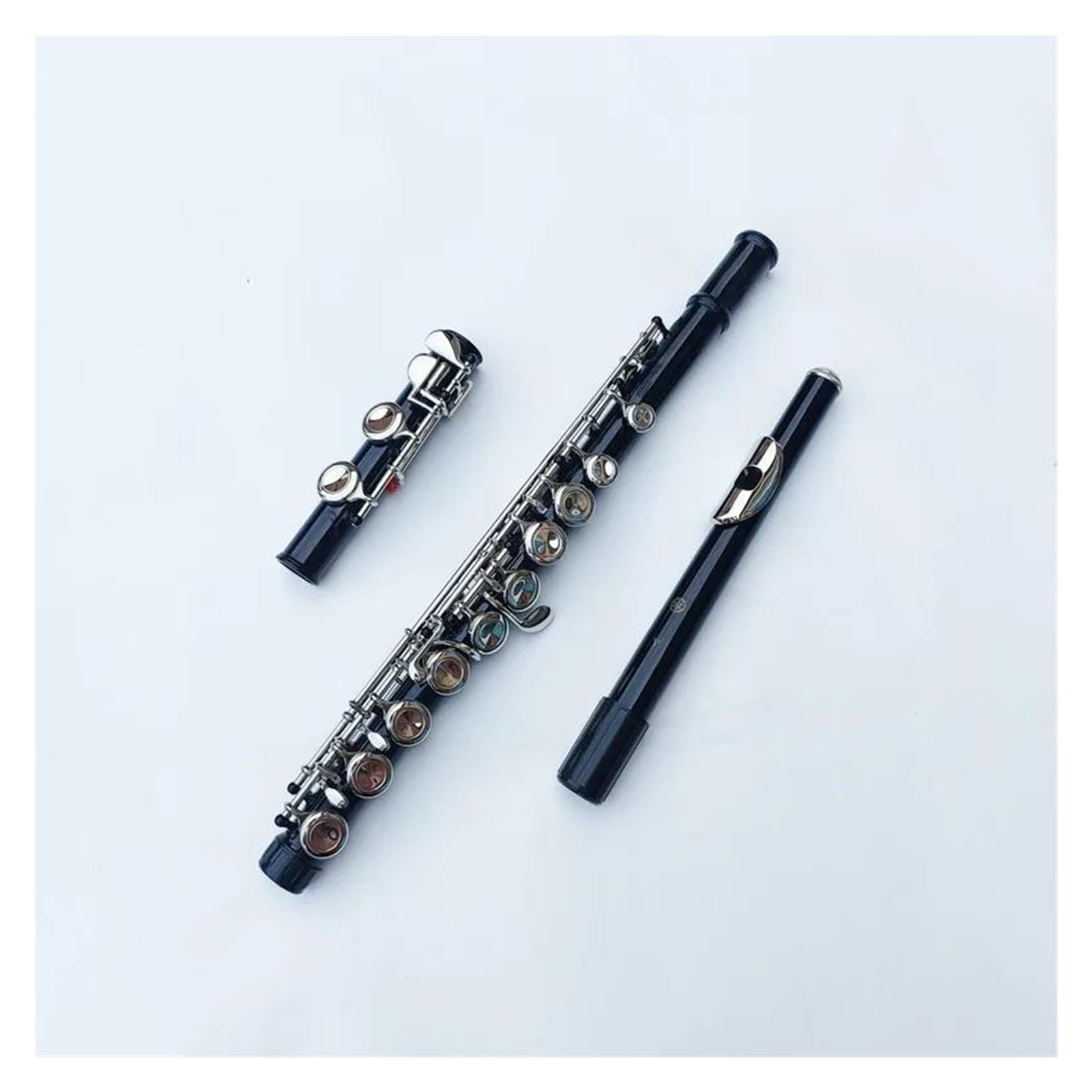 flet prosty BK16 Hole Flet Instrument dęty drewniany Klawisz zamknięty Plus Klawisz E Klawisz C Niklowany flet z pozytywką