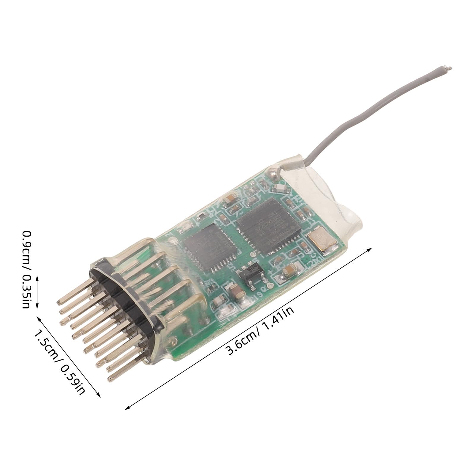 TOYANDONA Receptor RC de 4 Canales para Avión Teledirigido Micro