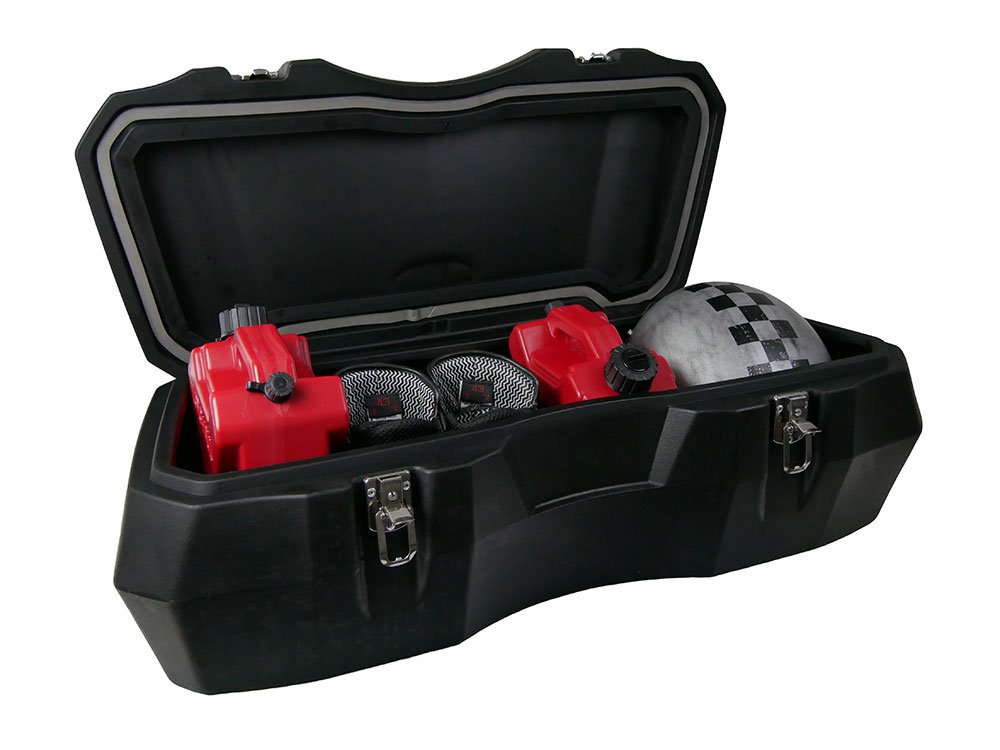 Götz Frontkoffer 90L für CF Moto CForce 400 450 550 800 820 850 – wasserdichte ATV Cargo Box – Front Koffer Quad Schwarz - Abschließbar mit Befestigungsmaterial