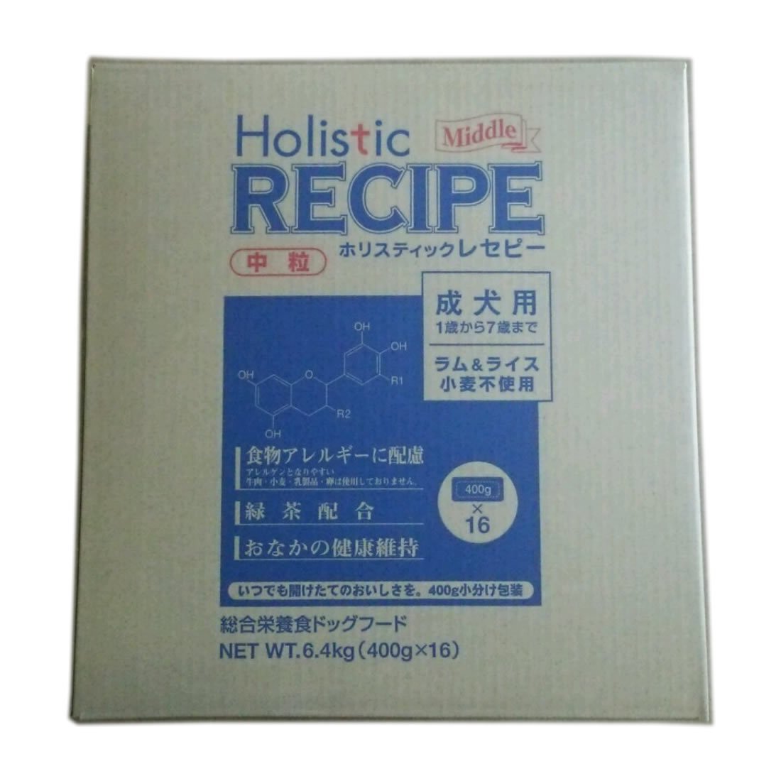 Amazon.co.jp: ホリスティックレセピー ドッグフード ラム&ライス 中粒