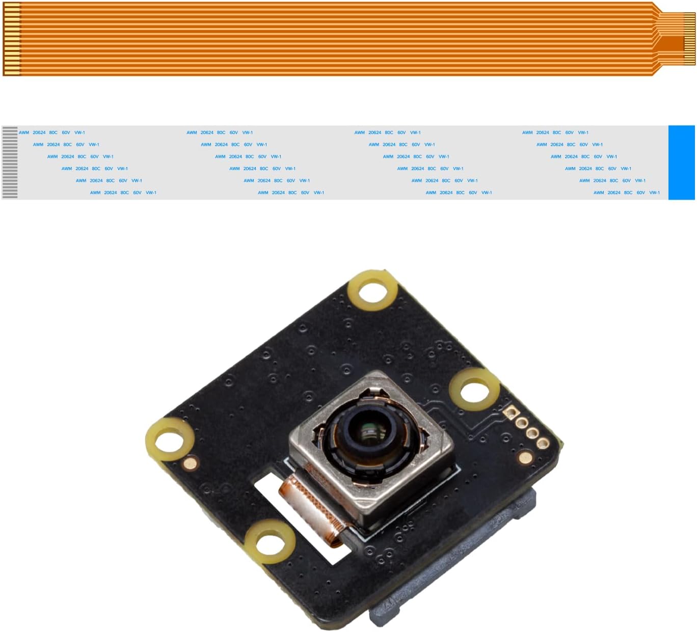 IMX519 Autofocus Raspberry Pi Camera for Pi 5, 4, Zero 2W, 16MP PDAF&CDAF High Resolution Camera Module, Compatible with Raspberry Pi Accessories
